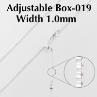 Adjustable Box-019 Silver chain